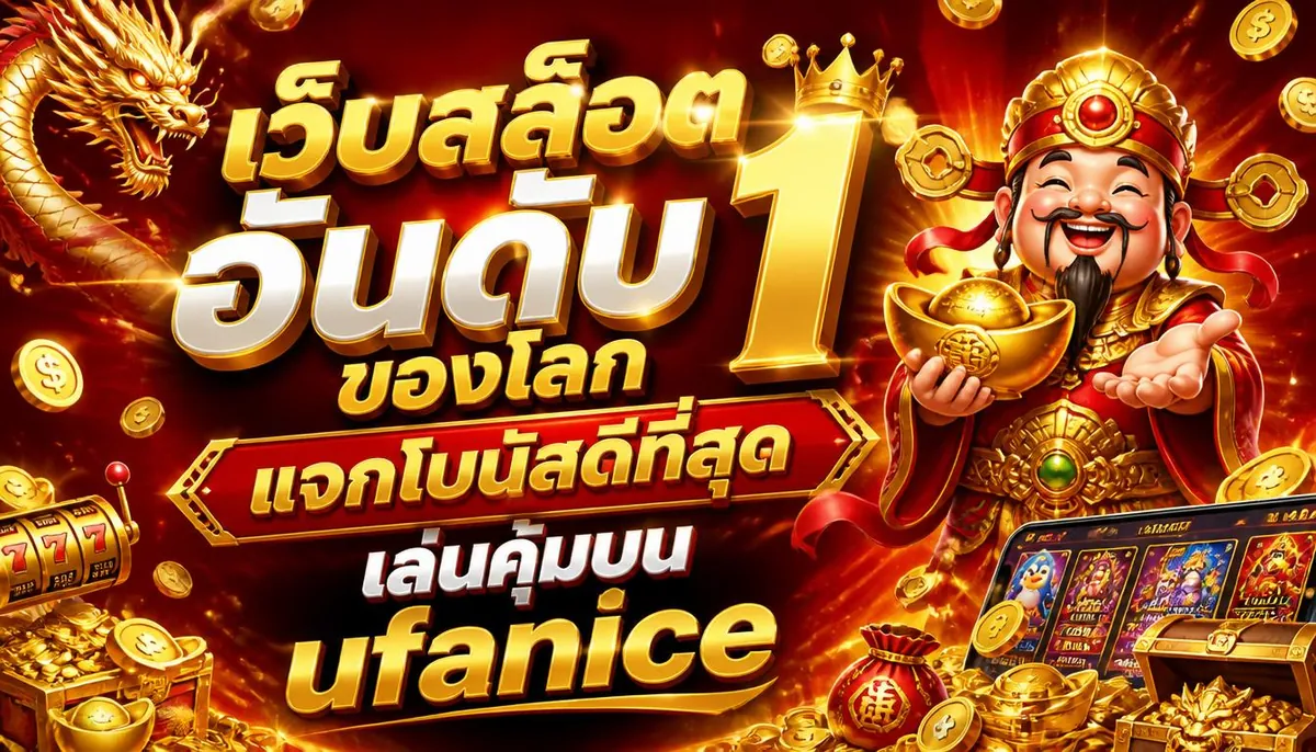 เว็บสล็อตอันดับ 1 ของโลกแจกโบนัสดีที่สุด เล่นคุ้มบน ufanice