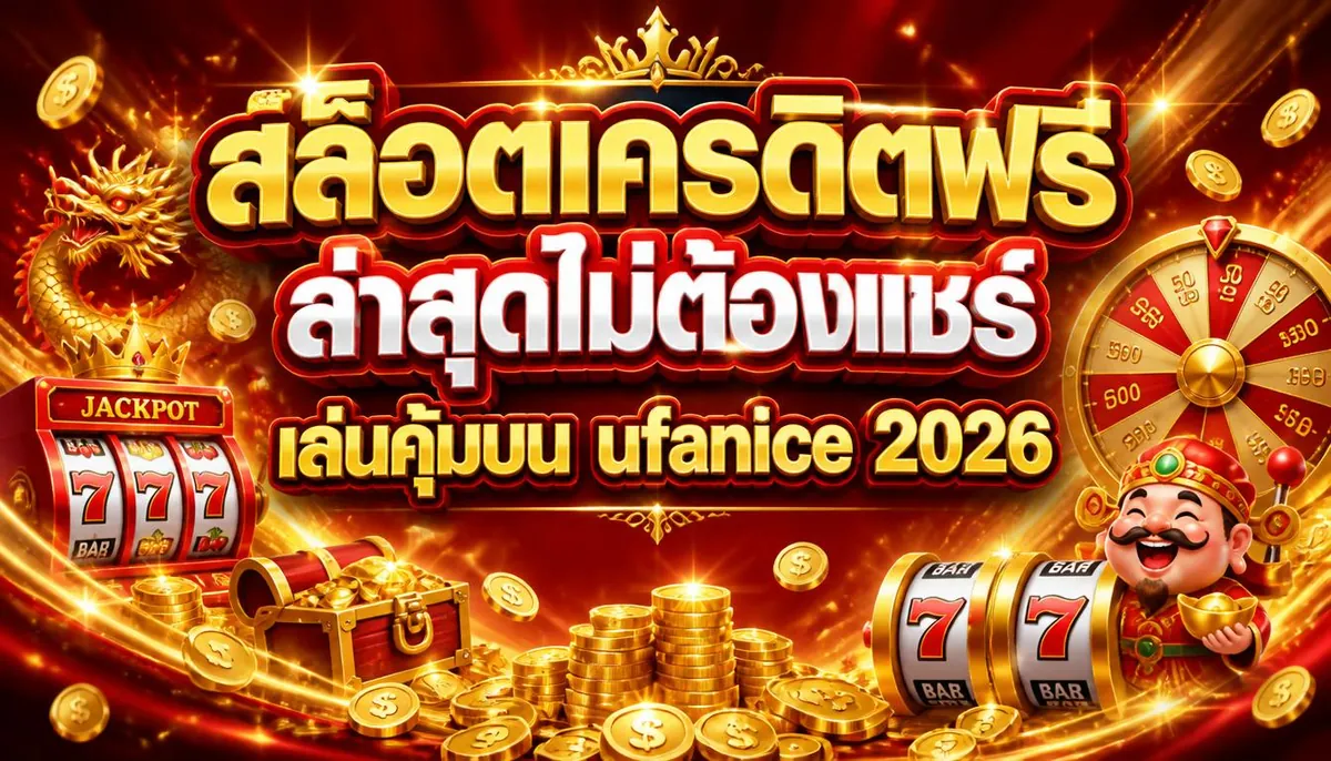 สล็อตเครดิตฟรีล่าสุดไม่ต้องแชร์ เล่นคุ้มบน ufanice 2026