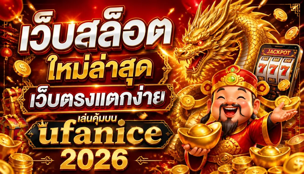 เว็บสล็อตใหม่ล่าสุด เว็บตรงแตกง่าย เล่นคุ้มบน ufanice 2026